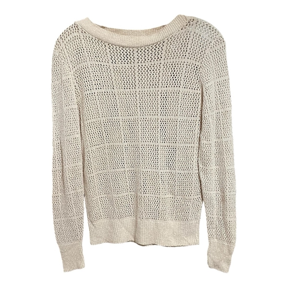 It’s Pure Gould Cream Knit Sweater S